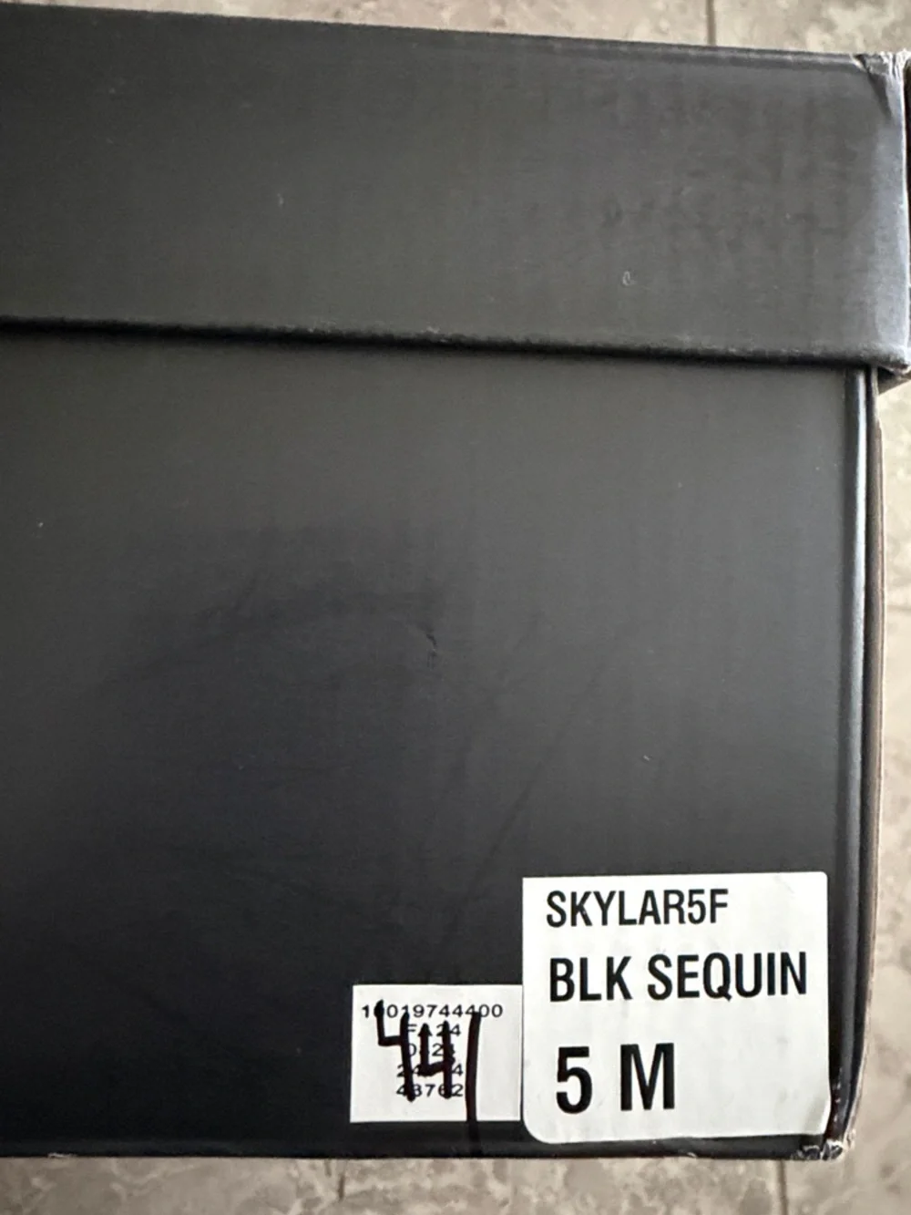 INC Skylar Knee-High Black Sequin Dress Boots, Size 5, NEW in Box
